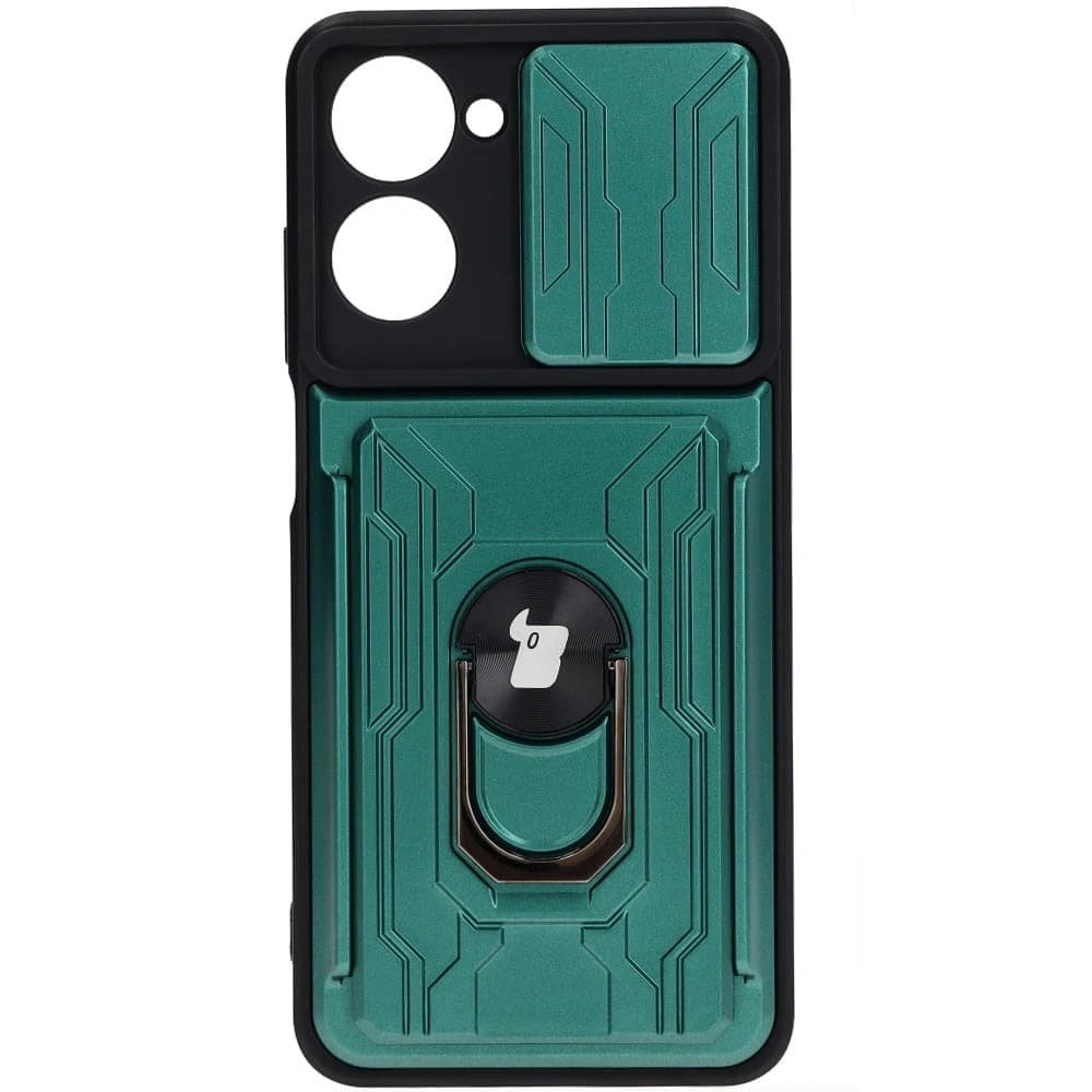 Bizon Case Camshield Kartensteckplatz Ring Realme 10 4G grün - 1
