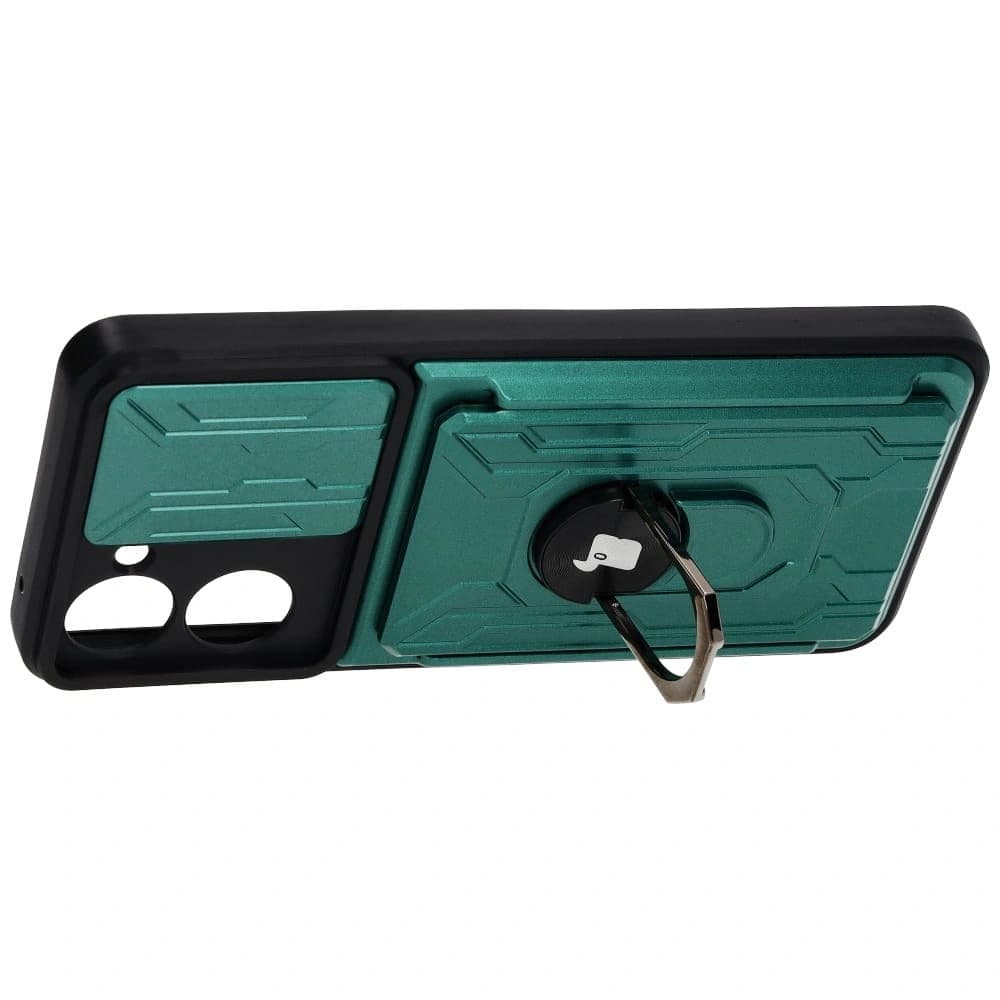 Bizon Case Camshield Kartensteckplatz Ring Realme 10 4G grün - 4