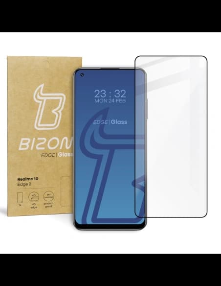 Bizon Glass Edge 2 Realme 10 4G schwarz