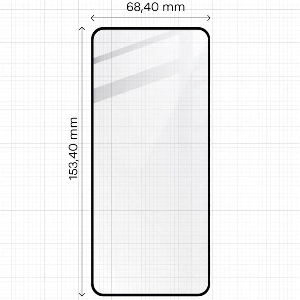 Bizon Glass Edge Realme 9 4G / Realme 9 Pro+ fekete - 2