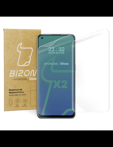 Bizon üveg hydrogel Realme 9 4G / Realme 9 Pro+ [2 PACK]
