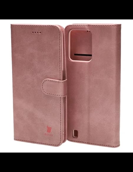 Bizon Case Wallet Realme C31 light pink