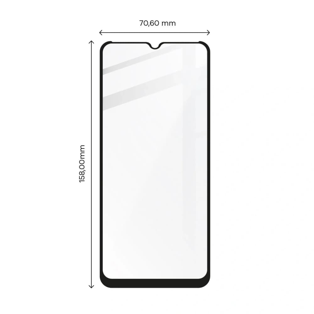 Bizon Glass Edge Realme C31 black - 3