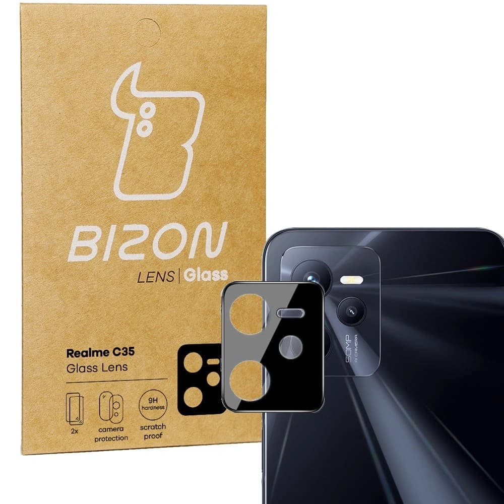 Bizon Glass Lens Realme C35 [2 PACK] - 1