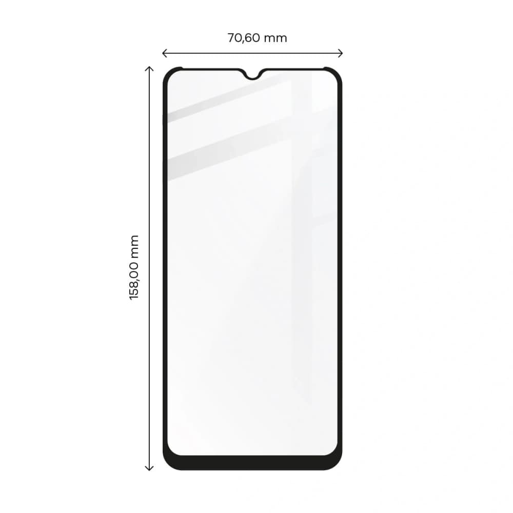 Bizon Glass Edge Realme C35 black - 6