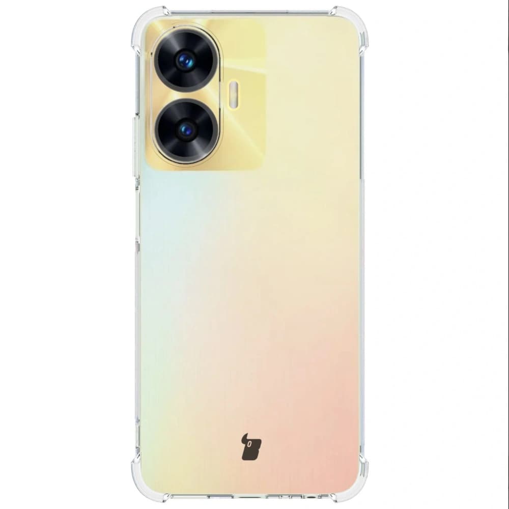 Etui + 2x sklo na displej Bizon Case Clear Pack pro Realme C55 průhledné - 2