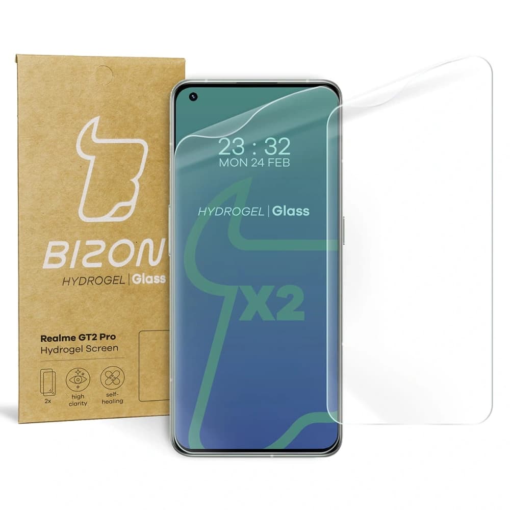 Bizon Glass Hydrogel Realme GT2 Pro [2 PACK] - 1