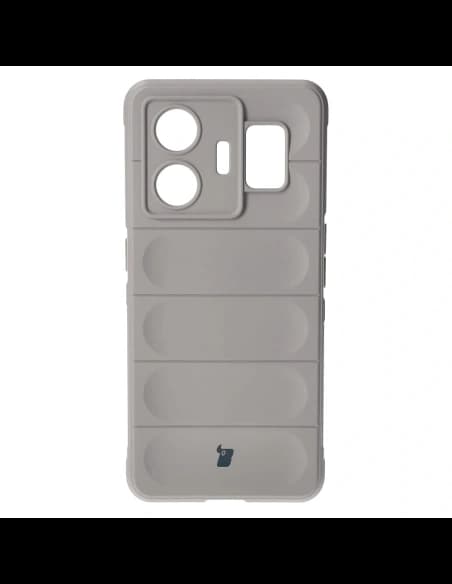 Caz Bizon Tur Realme GT3 gri deschis