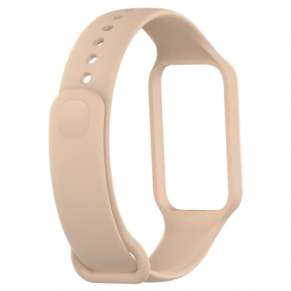 Bizon Strap + Case Uhr Punkte Xiaomi Redmi Smart Band 2 / Xiaomi Mi Band 8 Aktiv hellrosa - 5