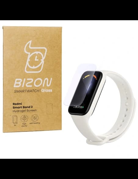 Bizon Glass Hydrogel Redmi Smart Band 2 / Xiaomi Mi Band 8 Aktiv [2 PACK]