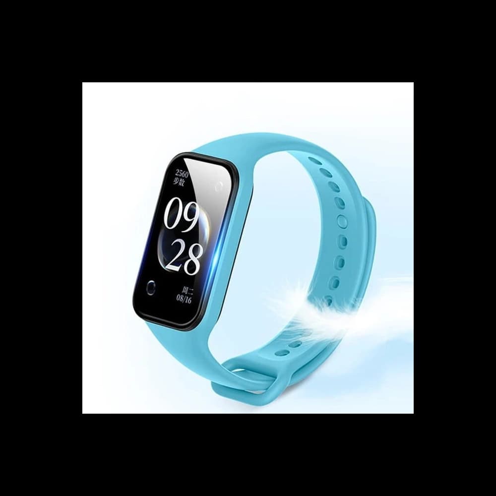 Ceas din sticlă Bizon Edge Hybrid Redmi Smart Band 2 / Xiaomi Mi Band 8 Active negru - 5