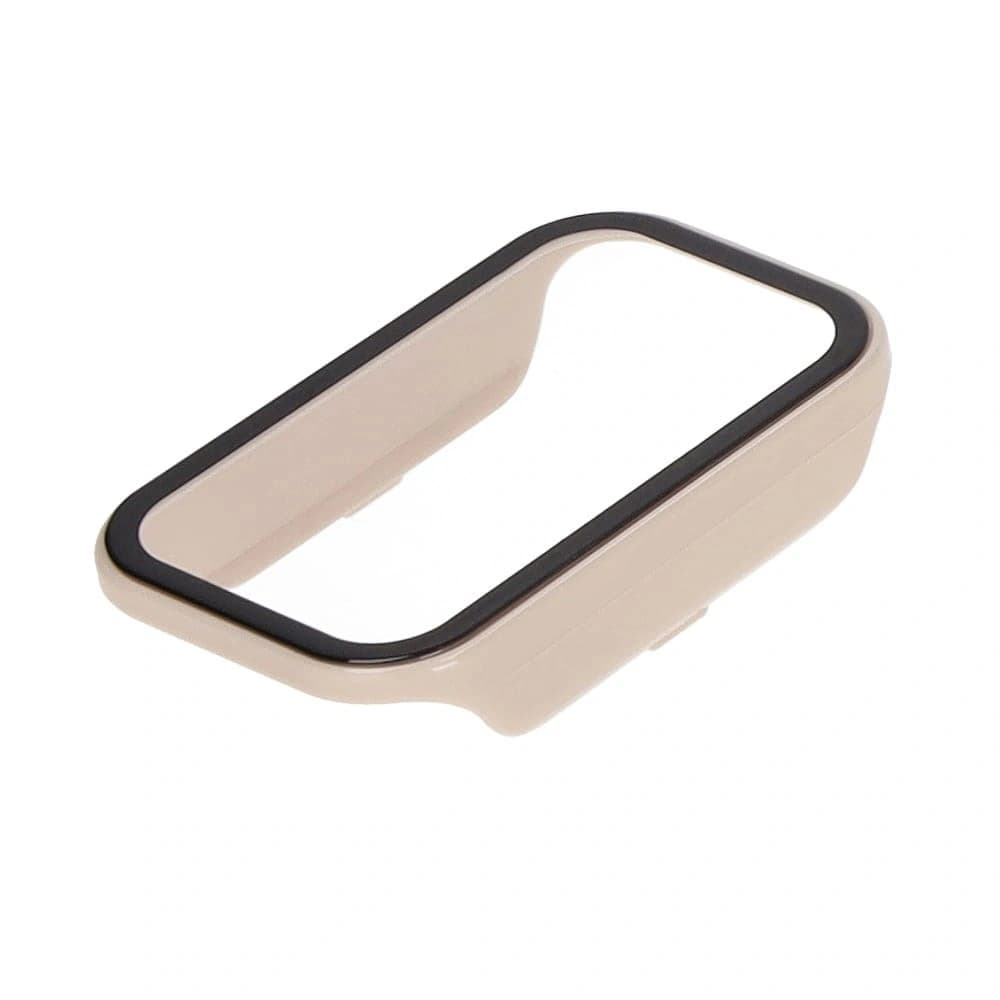 Bizon Case+Glass Set Xiaomi Redmi Smart Band 2 / Xiaomi Mi Band 8 Active beige - 2