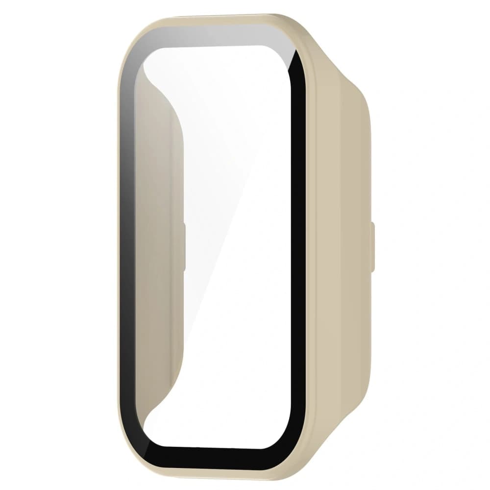 Bizon Case+Glass Set Xiaomi Redmi Smart Band 2 / Xiaomi Mi Band 8 Active beige - 4