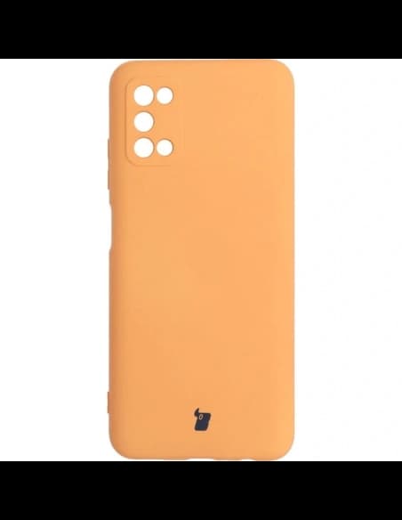 Etui Bizon Case Silicone do Samsung Galaxy A03S oranžové