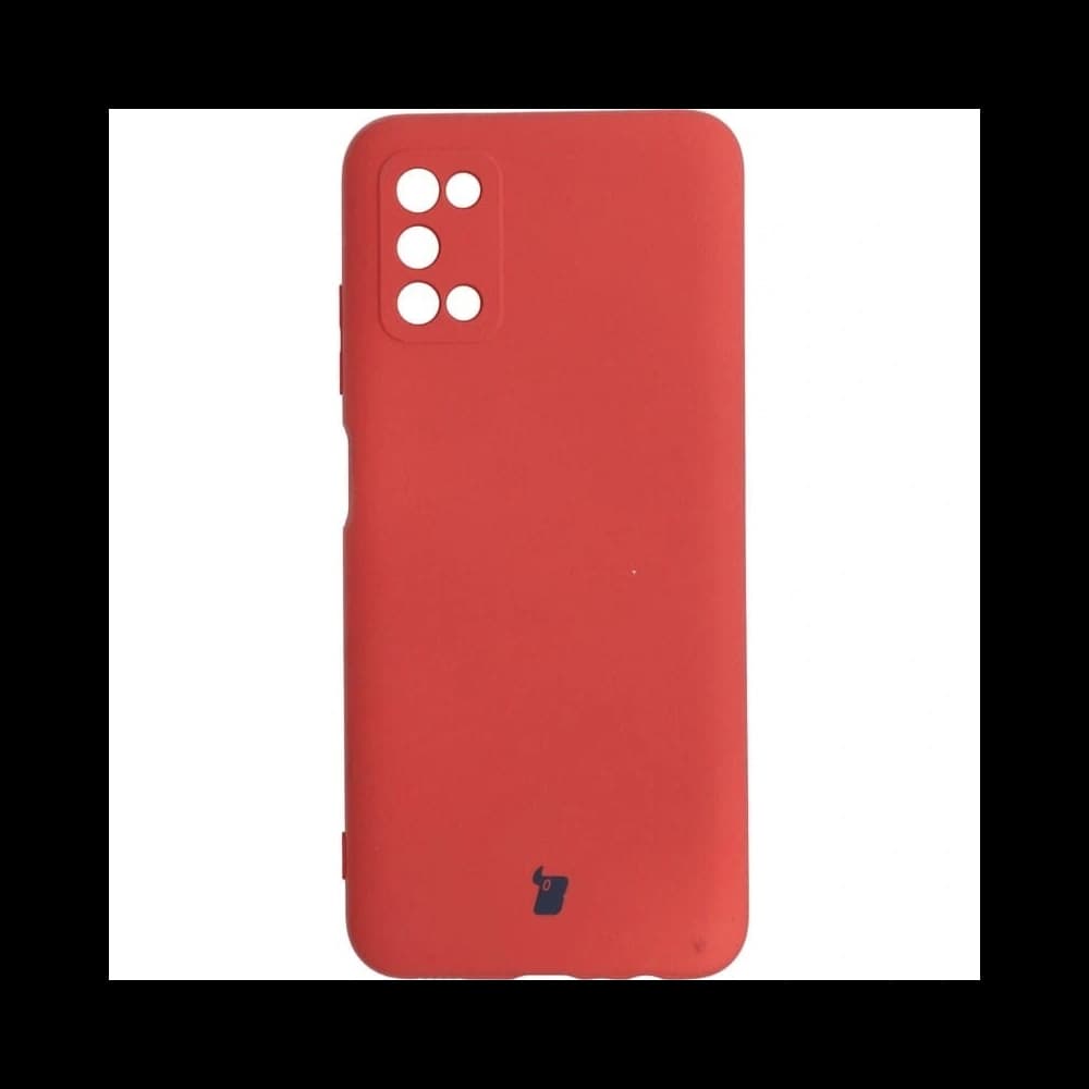 Caz de silicon Bizon Samsung Galaxy A03S roz închis - 1