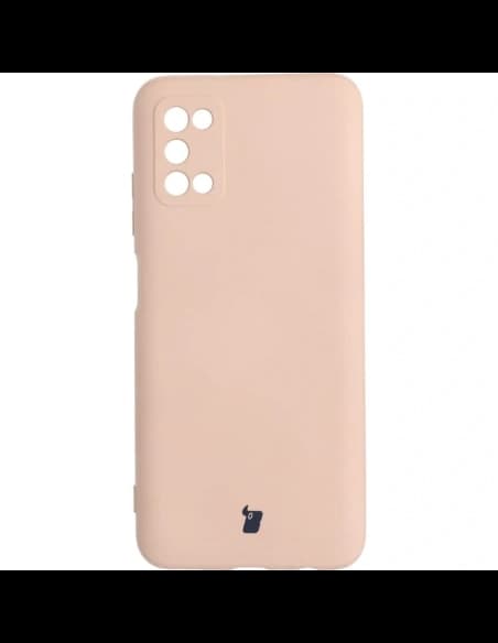 Etui Bizon Case Silicone do Samsung Galaxy A03S světle růžové