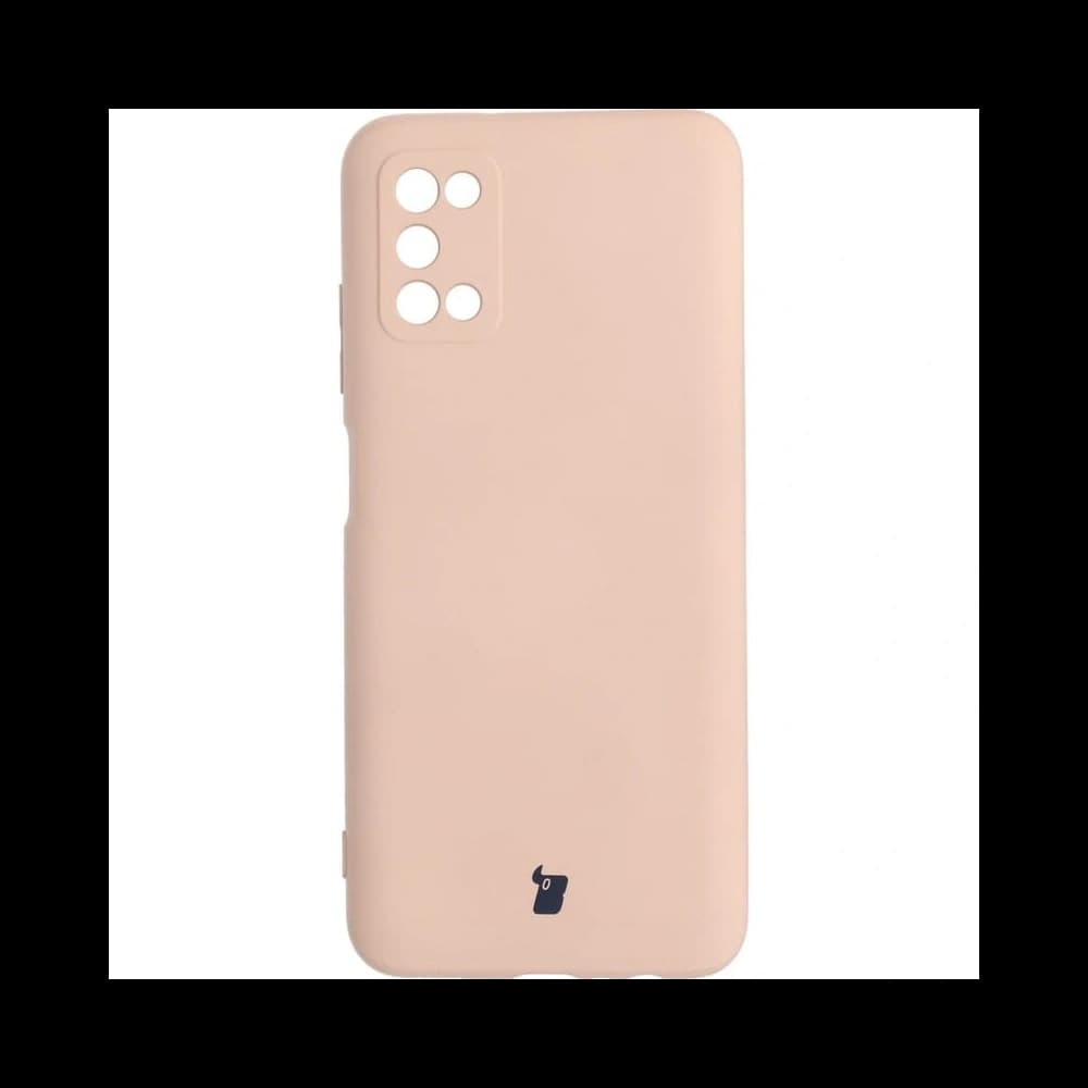 Etui Bizon Case Silicone do Samsung Galaxy A03S světle růžové - 1