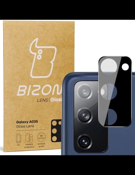 Sklo na aparát Bizon Glass Lens do Samsung Galaxy A03S [2 PACK]