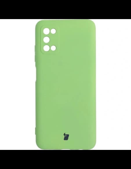 Etui Bizon Case Silicone do Samsung Galaxy A03S jasně zelené
