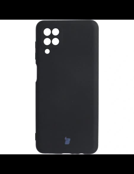 Etui Bizon Case Silicone do Samsung Galaxy A12 / M12 černé