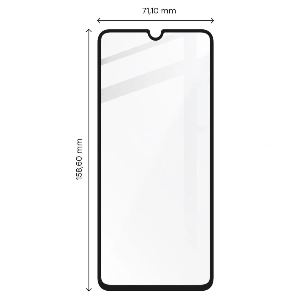 Sklíčko tvrzené Bizon Glass Edge - [2 PACK] + ochrana na objektiv Samsung Galaxy A13 4G - 2
