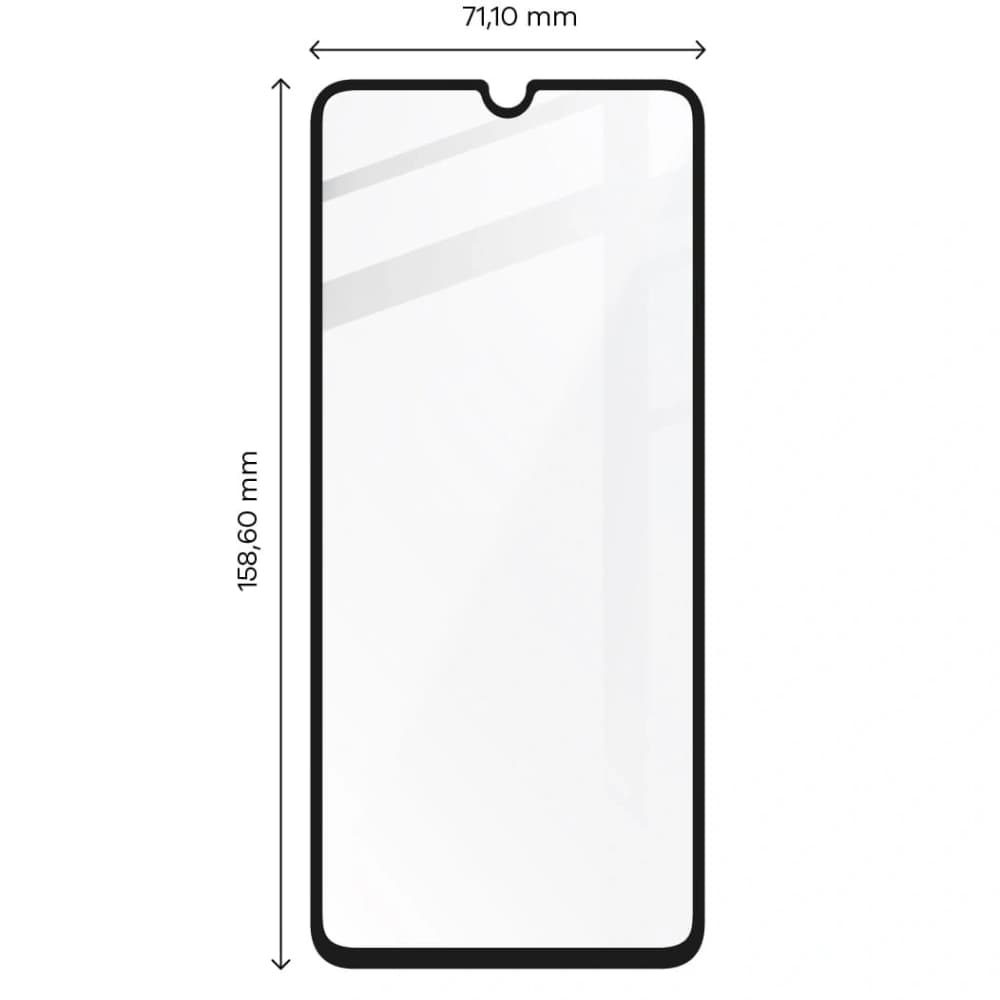 Tvrzené sklo Bizon Glass Edge pro Samsung Galaxy A13 4G černé - 2