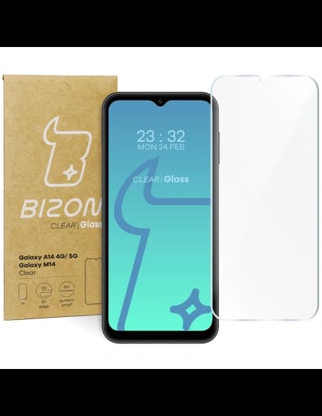 Bizon Glass Clear 2 Samsung Galaxy A14 4G/5G M14