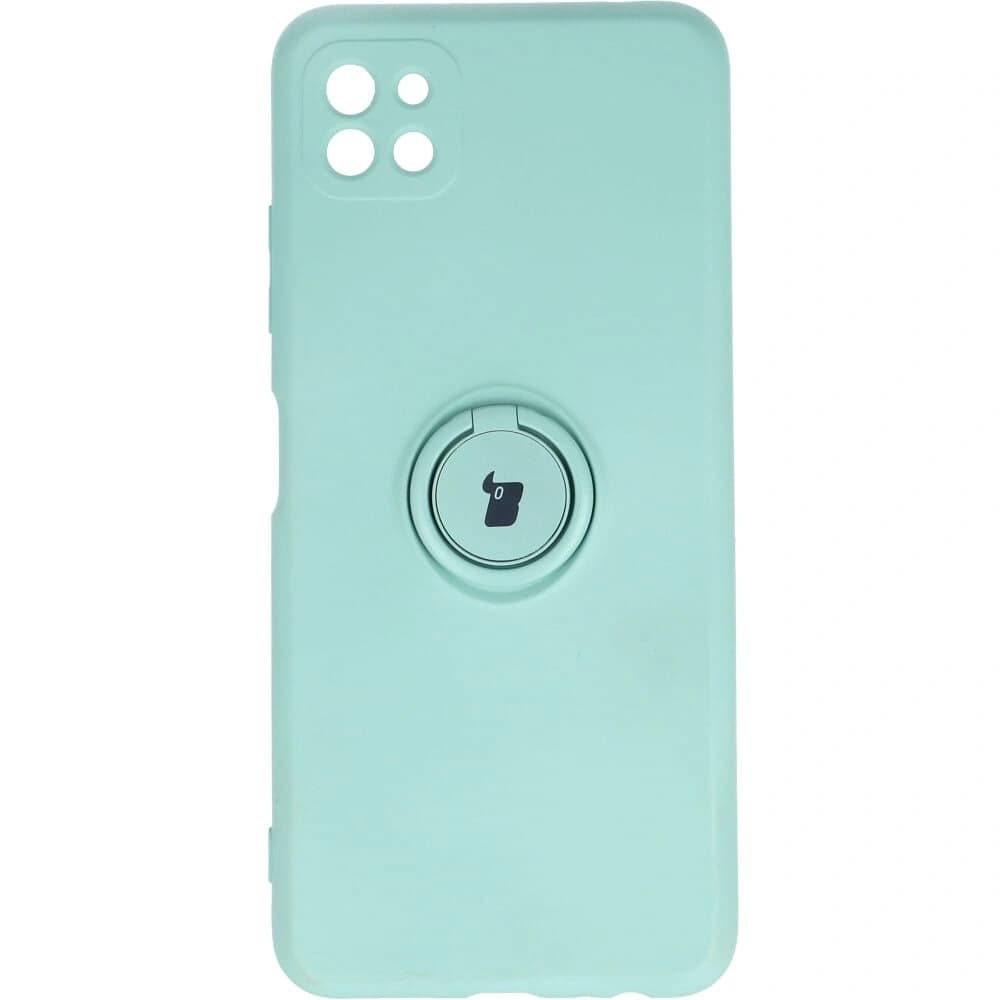 Bizon Case Silicone Ring Samsung Galaxy A22 5G turquoise - 1