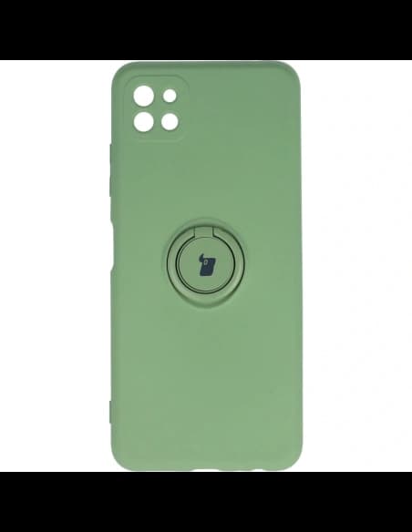Bizon Case Silicone Ring Samsung Galaxy A22 5G light green
