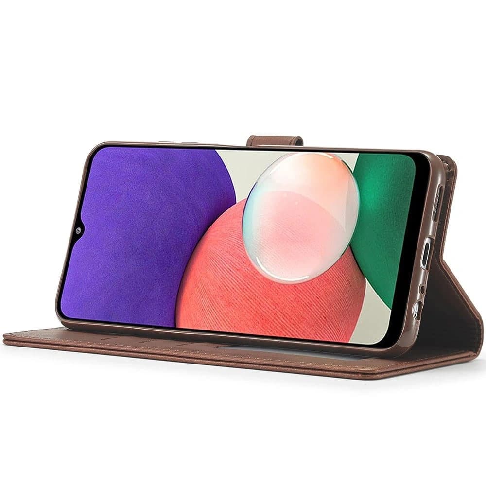 Bizon Case Wallet Samsung Galaxy A22 5G barna - 4