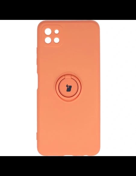 Bizon Case Silicone Ring Samsung Galaxy A22 5G orange