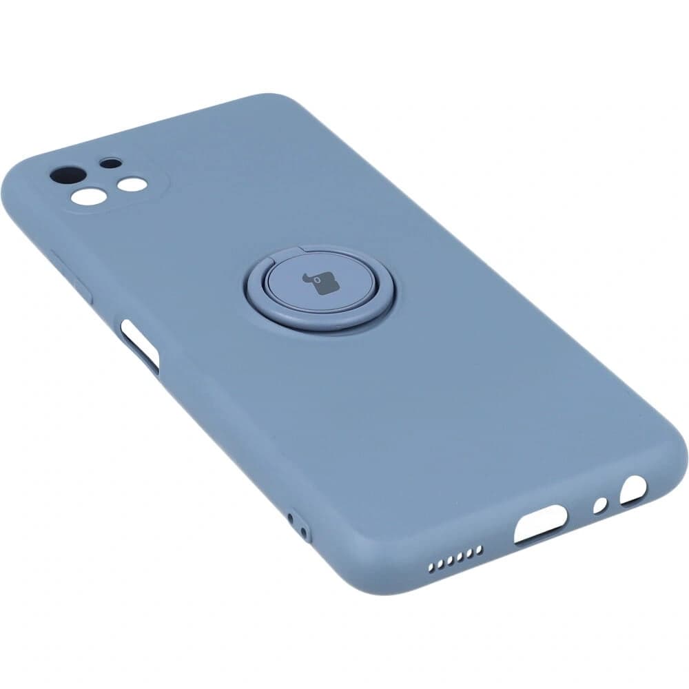 Bizon Case Silicone Ring Samsung Galaxy A22 5G grey - 3