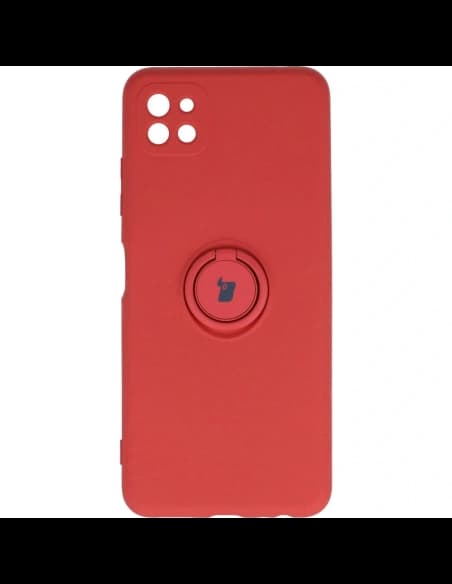 Bizon Case Silicone Ring Samsung Galaxy A22 5G dark pink