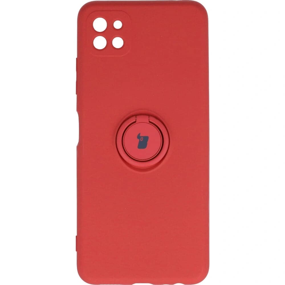 Bizon Case Silikonring Samsung Galaxy A22 5G dunkelrosa - 1