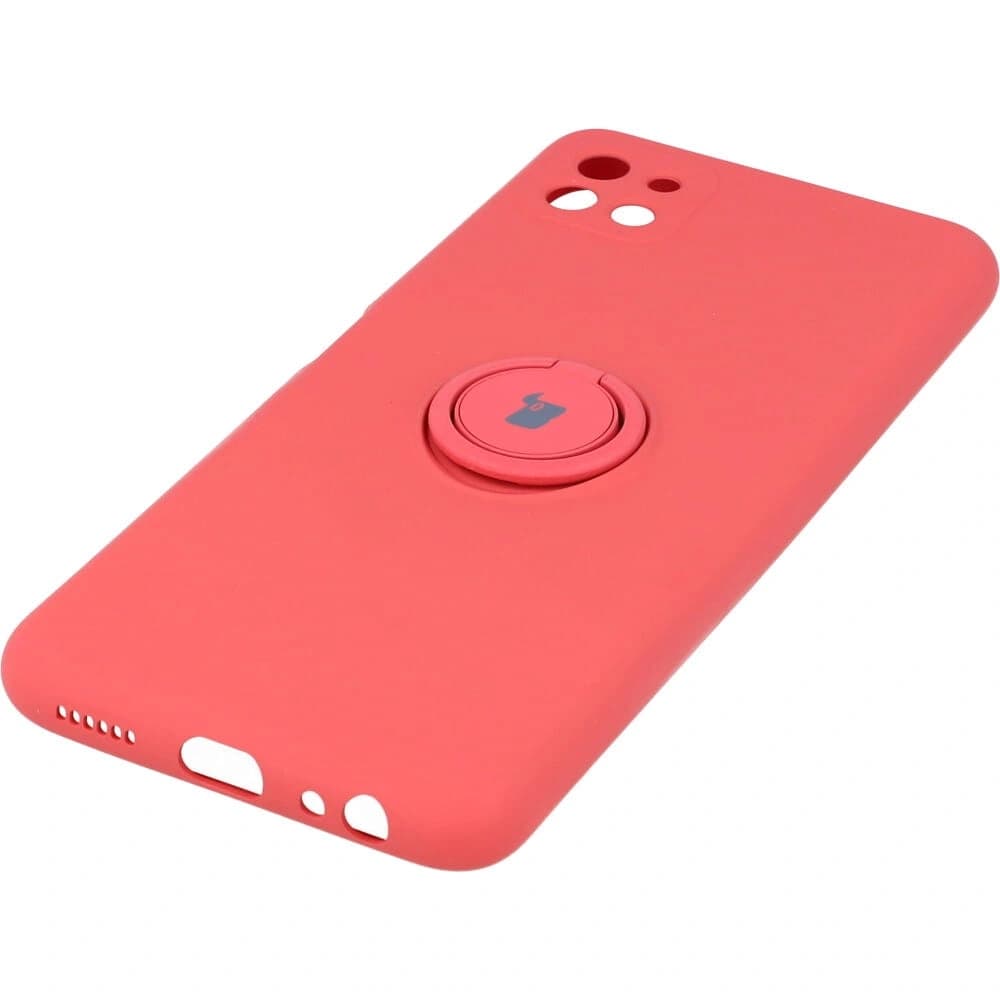Bizon Case Silikonring Samsung Galaxy A22 5G dunkelrosa - 2