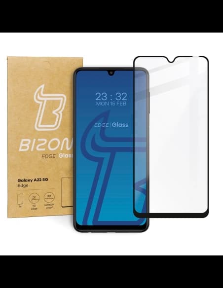 Bizon Glass Edge Samsung Galaxy A22 5G black