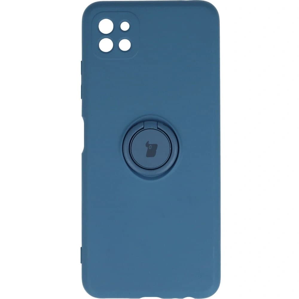 Bizon Case Silicone Ring Samsung Galaxy A22 5G navy blue - 1