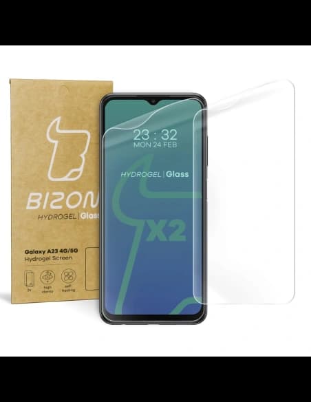 Bizon Glass Hydrogel Samsung Galaxy A23 4G / 5G [2 PACK]