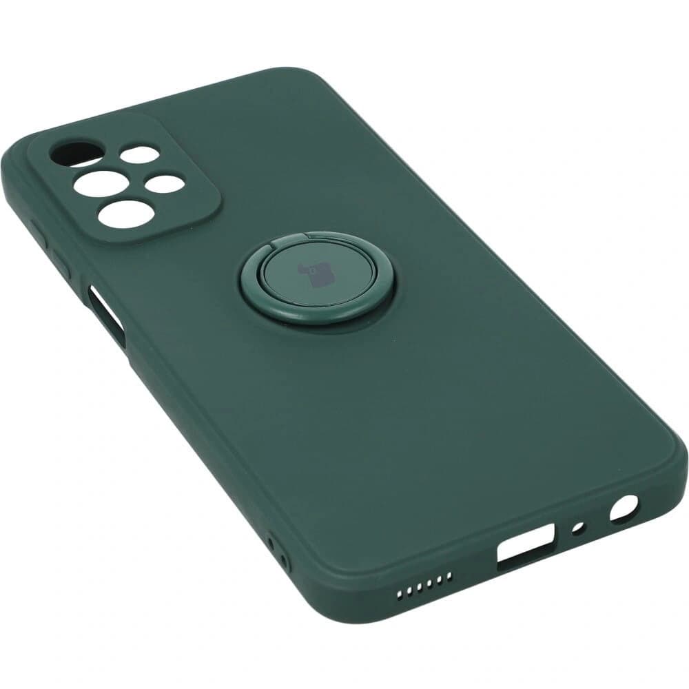 Bizon Case Silicone Ring Samsung Galaxy A23 5G / 4G dark green - 3