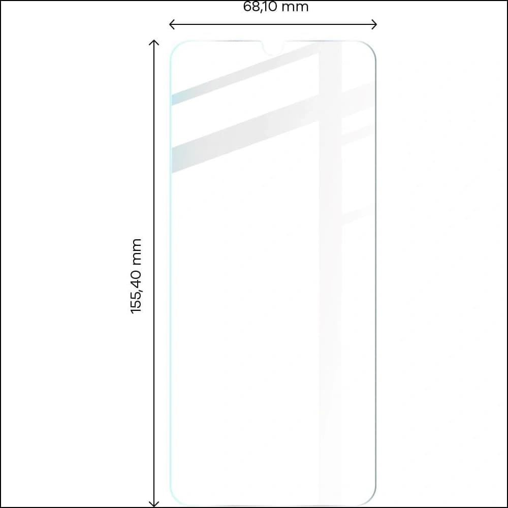 BIZON Clear 2 Pack 3x screen glass + camera glass Samsung Galaxy A23 5G - 2