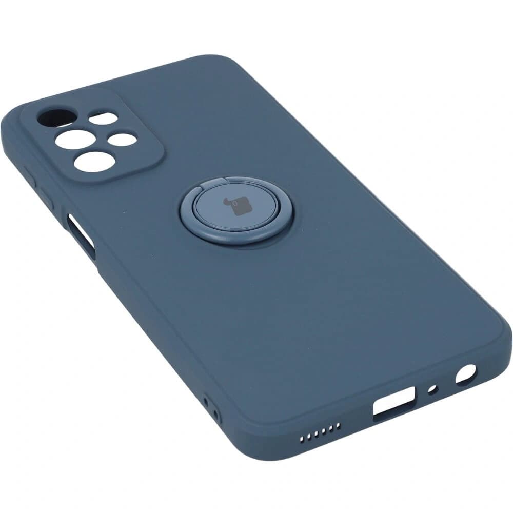 Etui Bizon Case Silicone Ring do Galaxy A23 5G / 4G, granatowe - 3