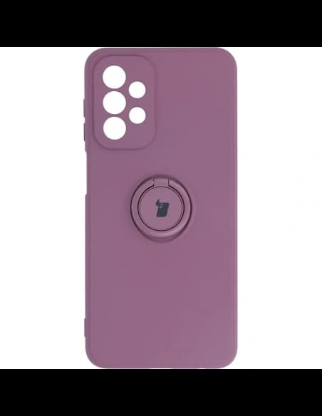 Bizon Case Silikonring Samsung Galaxy A23 5G / 4G dunkel lila
