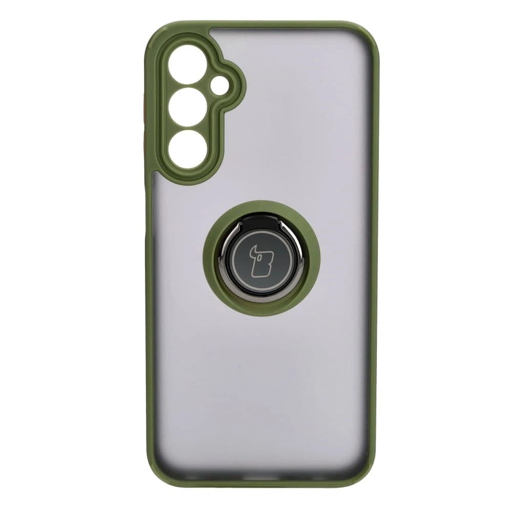 Bizon Case Hybrid Ring Samsung Galaxy A24 4G füstös zöld kerettel - 2