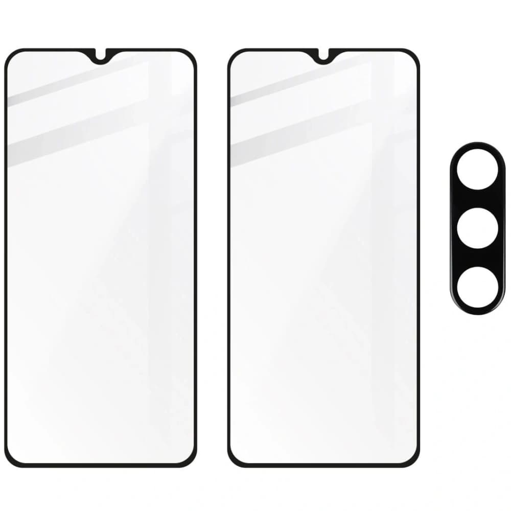 BIZON Edge Pack 2x Bildschirmglas + Kameraglas Samsung Galaxy A24 - 5