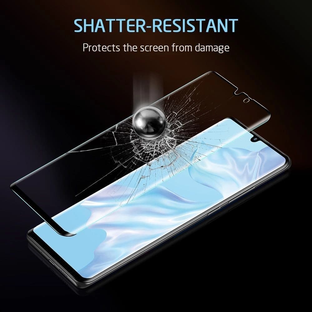Sklo ESR Glass Huawei P30 Pro Black - 14