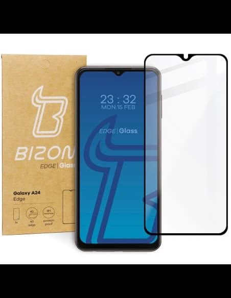 Bizon Glass Edge Samsung Galaxy A24 4G black
