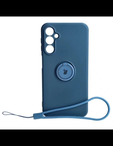 Bizon Case Silicone Ring Sq Samsung Galaxy A24 navy blue
