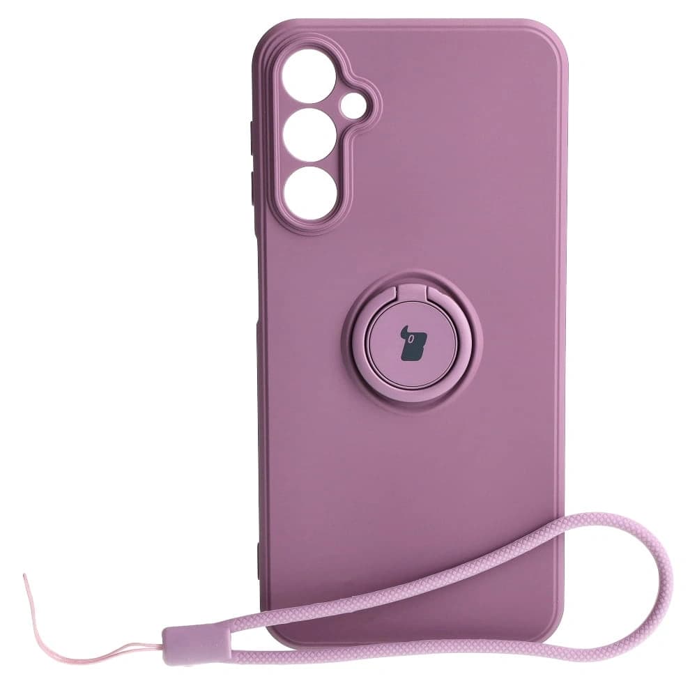 Bizon Case Szilikon Gyűrű Sq Samsung Galaxy A24 sötétlila - 1
