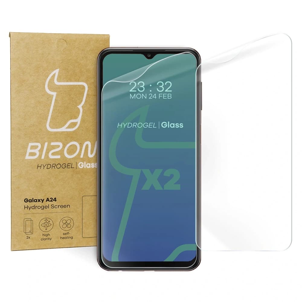 Bizon Glas Hydrogel Samsung Galaxy A24 4G [2 PACK] - 1