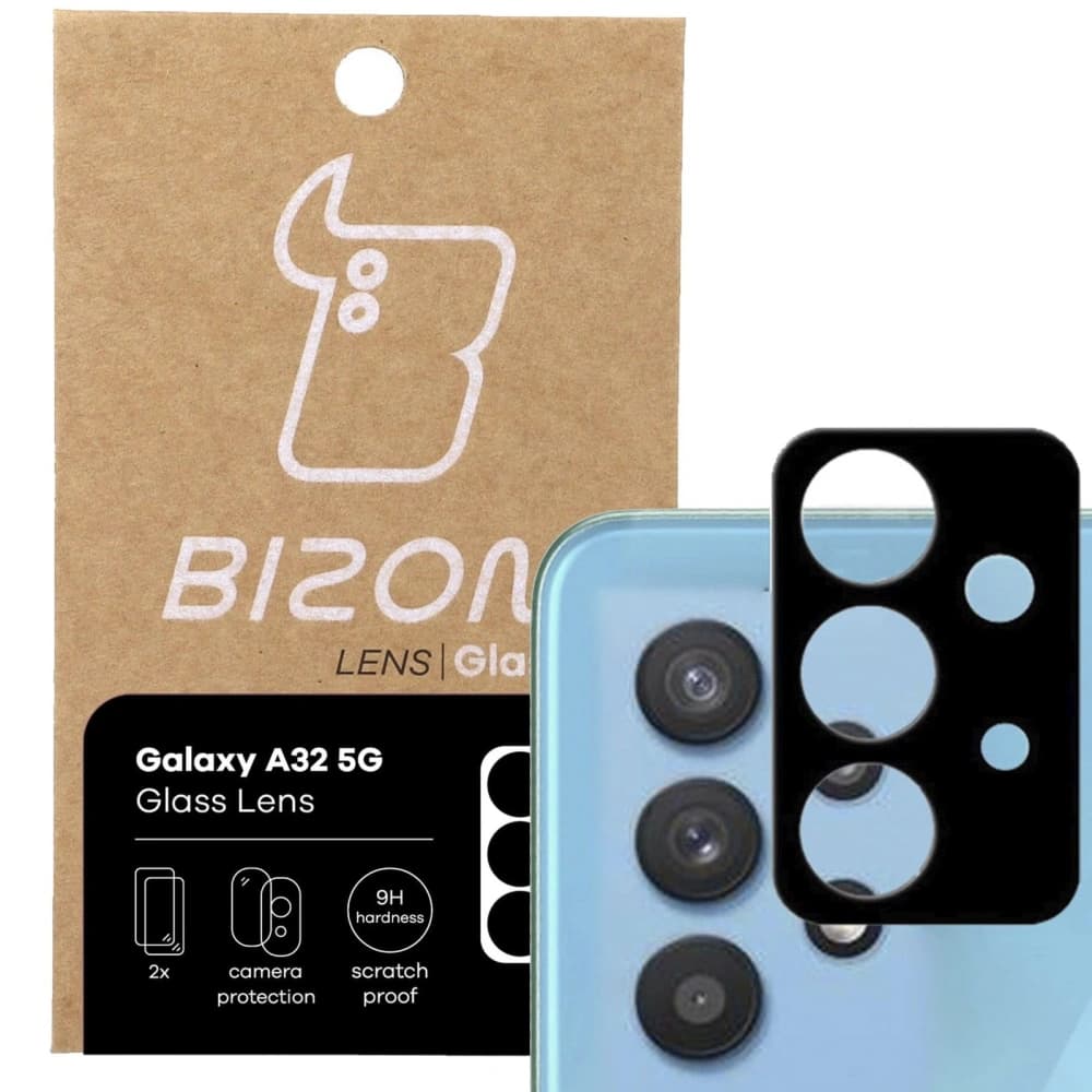 Bizon Glass Lens Samsung Galaxy A32 5G [2 PACK] - 1
